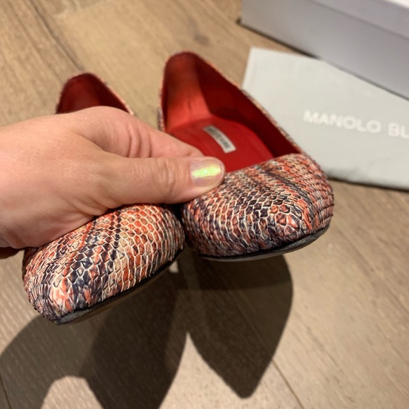 Authentic Manolo Blahnik BB Snakeskin Pump - Picture 4 of 8